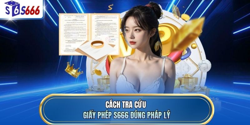Cách tra cứu giấy phép S666 đúng pháp lý