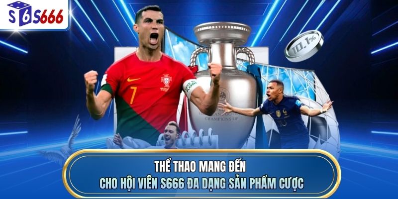 Thể thao mang đến cho hội viên S666 đa dạng sản phẩm cược